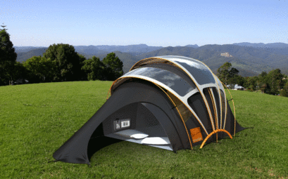 tente solaire panneaux