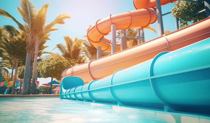 Camping avec parc aquatique et toboggans pour des vacances d’été à prix réduit